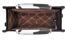 Load image into Gallery viewer, Black & White Cowprint Wrangler Tote