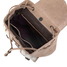 Load image into Gallery viewer, Tan tooled cowhide back by Trinity Ranch