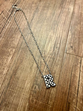 Load image into Gallery viewer, Checkered Initial Necklaces

