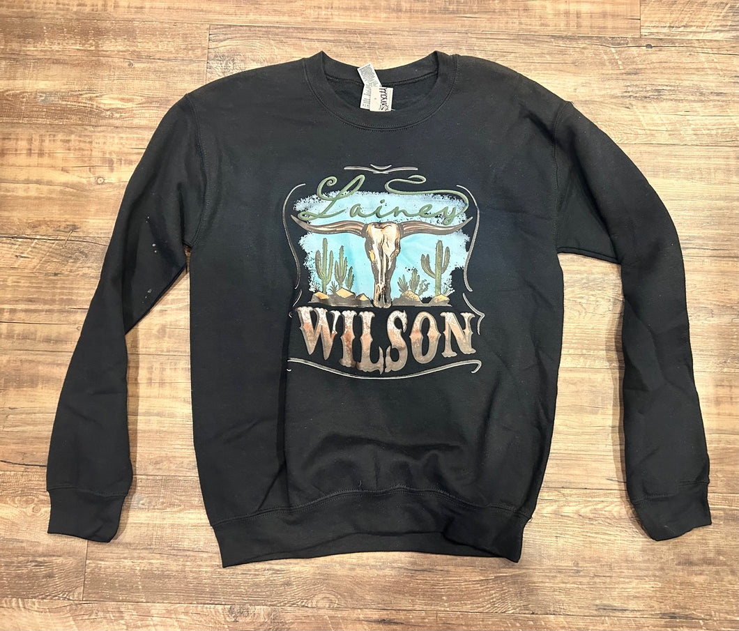Black steerhead gilden crewneck