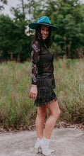 Load image into Gallery viewer, Black with rhinestone boot mesh
