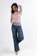 Load image into Gallery viewer, Bubble gum pink lace mesh tank
