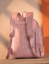 Load image into Gallery viewer, Wrangler Pink &amp; burgundy knitted Aztec backpack
