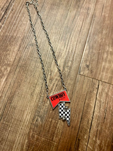 Cowboy Killer Checkered Necklace