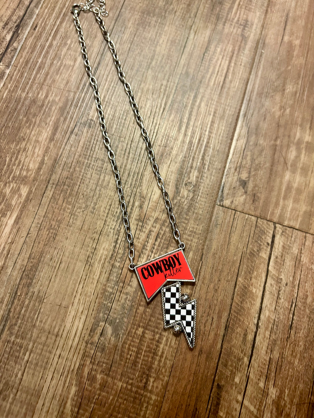 Cowboy Killer Checkered Necklace