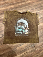 Load image into Gallery viewer, Mahogany acid wash I gotta heart truck western t-shirt
