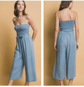 Light Denim Jumpsuit
