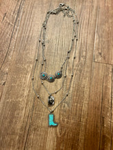 Load image into Gallery viewer, Triple layer boot &amp; hat necklace’s
