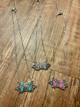 Load image into Gallery viewer, Long Boot Stitch Necklace
