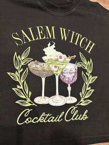 Salem witch cocktail club Halloween t-shirt